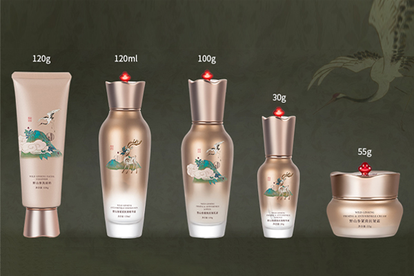 Case Study: Cosmetic set glass bottle for Zhongcaoji
