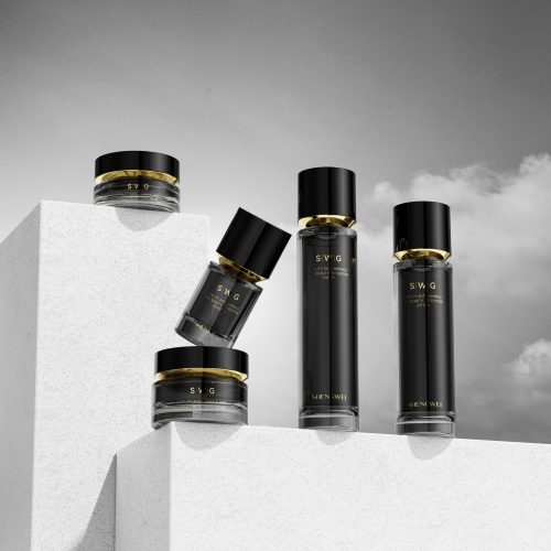 New cosmetics container round glass bottle set essence eye cream bottle SW152