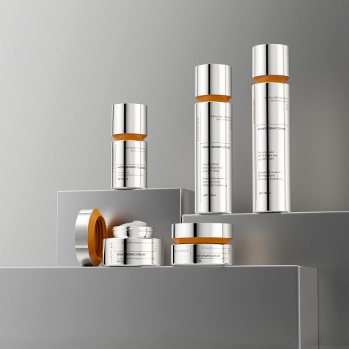 Alternative view of New cosmetics container round glass bottle set essence eye cream bottle SW152