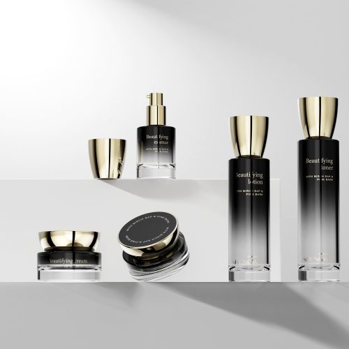 New round glass bottle set for cosmetics containers, essence eye cream bottles - Image 3