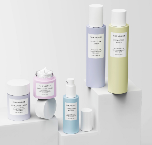 osmetic glass bottle set toner eye cream bottle 120ml-30g