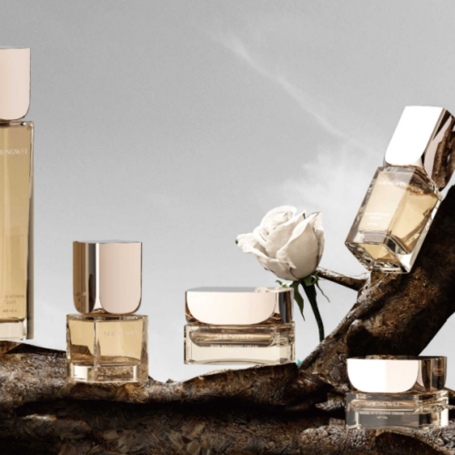 New square glass bottle set; cosmetics container; glass toner bottle; cream bottle. - Image 3